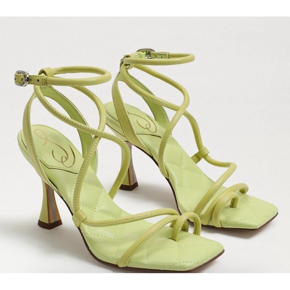Sam Edelman Shoes - Sam Edelman MAVEN PADDED‎ STRAPPY HEEL In Kiwi Leather Size 8 Sandal